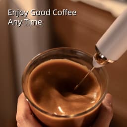 Wireless Milk Frother Electric Type-C Handheld Blender Stainless Steel Mini Coffee Maker Whisk Mixer For Coffee Cappuccino Cream