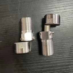 360 Degree Adjustable Adjustment Shower Faucet Adapter Stainless Steel Angled Curved Foot Wall Mounted Eccentric Screw Corner