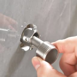 360 Degree Adjustable Adjustment Shower Faucet Adapter Stainless Steel Angled Curved Foot Wall Mounted Eccentric Screw Corner