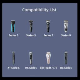 KVIFO12V 0.4A Type-C Shaver Adapter PD Charging Converter for Braun Series 3 5 7 9 6 1 XT5 Electric Razor(Cable Excluded)