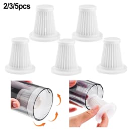 2/3/5 Pcs Reusable Car Vacuum Cleaner Filters Replace Accessories Washable Filters Handheld Vacuum Cleaner Accessories