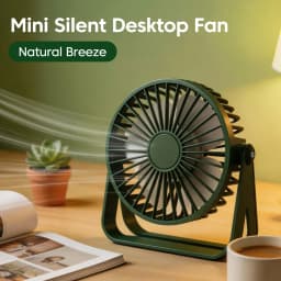 MINI Desktop USB Fan Plug-in Desktop Small Fan for Heat Dissipation Compact Handheld Mini Dormitory Tabletop Desktop Portable