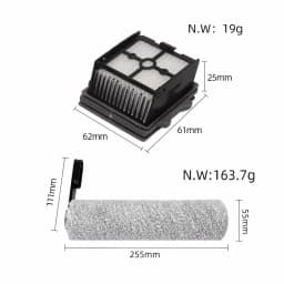 For Tineco Floor One Switch S6/Stretch S6 /S7 Stretch Ultra Wet Dry Vacuum Cleaner ConsumableRoller BrushHEPA Filter Accessories