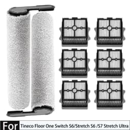 For Tineco Floor One Switch S6/Stretch S6 /S7 Stretch Ultra Wet Dry Vacuum Cleaner ConsumableRoller BrushHEPA Filter Accessories