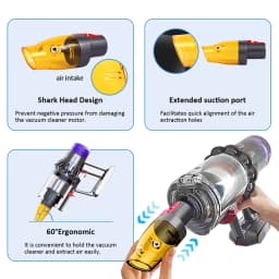 Vacuum Suction Head For Dyson V7 V8 V10 V11 V15 SV10 SV12 SV14 Vacuum Cleaner Use for Suck Out Air From Vacuum Storage Bags