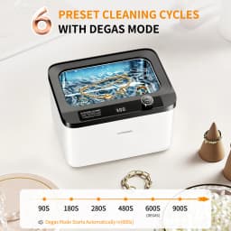 900ml Ultrasonic Cleaner Portable Cleaning Washing Machine 60W Lave-Dishes Ultrasound Bath Sonic Home Appliance 220V EU Plug
