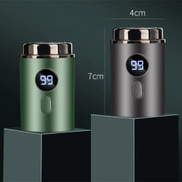 Men's Electric Mini Shaver Rechargeable LED Digital Display Dual Use Wet and Dry Home Travel Shaver Car Shaver Electric Shaver
