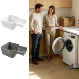 1pc Washing Machine Drain Tray Water Catcher Basin Front Load Washer Pump Filter Drip Pan Cleaning Tool