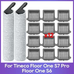 Soft Roller Brush Fit For Tineco Floor One S7 Pro / Floor One S6 Wet Dry Cleaner Spare Parts Only For FW110700DE / FW200700EU