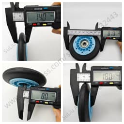 4Pack 5304523152 Dryer Drum Roller Wheel Witch 80CM Replacement DC97-16782E Samsung LG