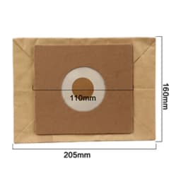 Paper Dust Bags For Philips For LG For Haier For Samsung Vacuum Cleaner Dust Bags Kits Replacement 110mmx100mm
