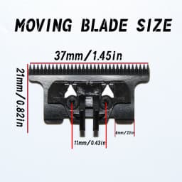 BRDCLIP Original Replaceable Blade Suitable for BRD 116 DK 078 SC/Gamma Hair Trimmer 440C Steel Ceramic Dragon Scale Texture
