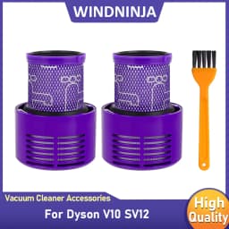 HEPA Filter Spare Parts For Dyson V10 SV12 Cordless Vacuum Cleaner Washable Post Filter Home Cleaning Accessories Replacement