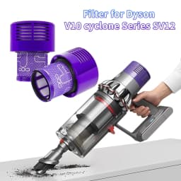 HEPA Filter Spare Parts For Dyson V10 SV12 Cordless Vacuum Cleaner Washable Post Filter Home Cleaning Accessories Replacement