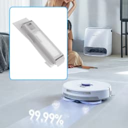 Dust Bags For Narwal Freo X Ultra/Freo X Plus/Freo Pro/J4/J4Lite/J5/J6/R10/K1 Robot Vacuum Cleaner 1L Capacity With HEPA Filter