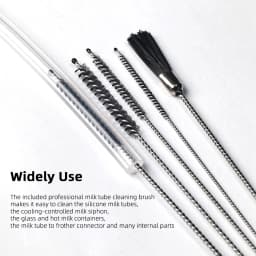 Milk System Replacement Parts With Adapter And Cleaning Brushes Compatible with Jura Coffee Machine Models