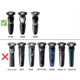 Replacement RQ111 Beard Trimmer Head for Philips Series RQ1050/60/90..,RQ1150/60/70/80..,RQ1250/60/80/90/95..Shaver