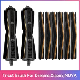 Tricut Brush Strip Fit For Dreame X30 X40 L40/L10s Ultra Gen 3, Xiaomi X20 Pro/X20+, MOVA P50 Pro/Z50/MOVA S70 Ultra Roller