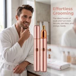 Mini Nose Hair Trimmer Painless Clipper Ear Eyebrow Waterproof Portable Rechargeable for Men Women Personal Grooming Tool