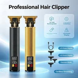 New Power Large-screen Display T9 Retro Original Suit Machine Large-capacity Battery Super Long Battery Life Barber Clipper Hair