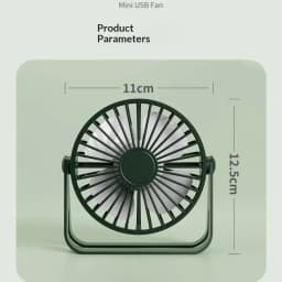 Portable Mini USB Fan Quiet Cooling 1 Set for Office Use and Student Efficiency