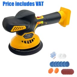 Cordless Car Polisher for Dewalt 20V Battery 6 Variable Speed 5000RPM Car Buffer Polisher for Car Detailing Waxing (No Battery)