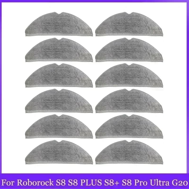 Mop Cloth For Roborock S8+ S8 ProS8 S8 PLUS Ultra G20 Pad Double vibration Mop Pad Vacuum Cleaner Robot Parts Accessories