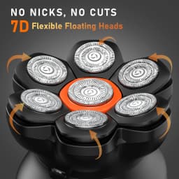 MAXGROOM 7D Head Shaver for Bald Men IXP6 Waterproof USB Rechargeable Electric Hair Trimmer Beard Floating Blade Magnetic Razor