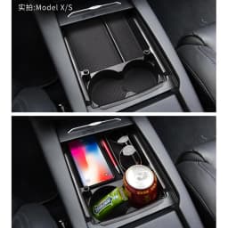 Armrest Storage Box for Tesla Model X S 2015 2016 2017 2018 2019 2020 2021 Interior Center Console Organizer Holder Tray