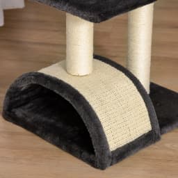 PawHut Cat Tree Tower, 72cm Climbing Activity Centre with Sisal Scratching Post, Pad, Hanging Ball, Toy