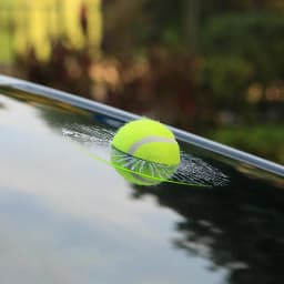 3D Ball Design Prank Tricky Broken Glass Sticker Funny Baseball Golf Ball Waterproof Car Decal Window Sticker Decoration