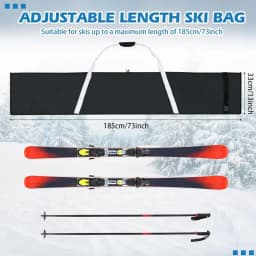 Snow Ski Bags Waterproof Travel Ski Outdoor Polyester Bag Adjustable Carrier Sports Accessories Snowboard Storage Sleeve For
