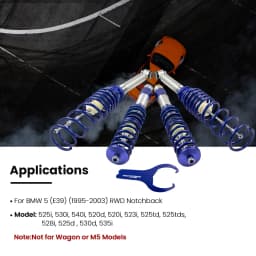 Coilovers Suspension Kit for BMW E39 Saloon 1995-2004 540i 535i 520i 525td td