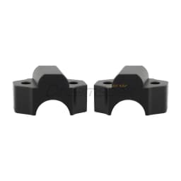 Handlebar Riser Clamp Mount for Yamaha MT-09 2015-2020 XSR900 2016-2024 Yamaha XT1200Z Super Tenere 2010-2024 Adapter Black