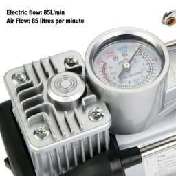 Portable Car Air Compressor 12V High Pressure Inflator Pump Power Car Tyre Inflator with LED Inflator for Auto Car Motorcycles