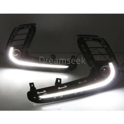 LED DRL Day Light for Hyundai Elantra Avante AD 2016 2017 Daytime Running Light Driving Fog Lamp with Turn Signal