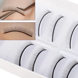 10 Pairs Training Lashes False Eyelashes Extension Tool For Makeup Practice UK