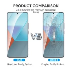 3pcs Full Cover HD Tempered Glass For Xiaomi Redmi Note 13 12 11 10 9 Pro Max 13C 12C 10C 9C 9A 9T 11S 10S 9S Screen Protector