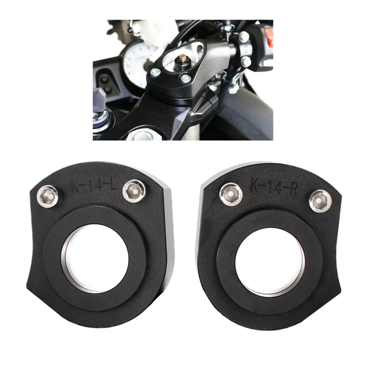 Handlebar Riser Spacer Kit for 2006-2018 Handle Bar - Meet the quality standards, tested before shipment