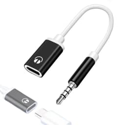 3.5mm Male to Type-c Female Converter Headphone Converter Aux Cable Type-C To 3.5mm Jack Converter for MP3 Player, Laptop,Tablet