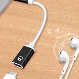 3.5mm Male to Type-c Female Converter Headphone Converter Aux Cable Type-C To 3.5mm Jack Converter for MP3 Player, Laptop,Tablet