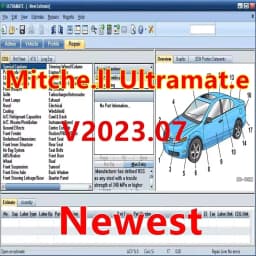 2024 Newtest Car 2023 MITCHell ULTRAMATE 7 COMPLETE ADVANCED ESTIMATING SYSTEM+Patch for Never Expire+Can Installed Indefinitely