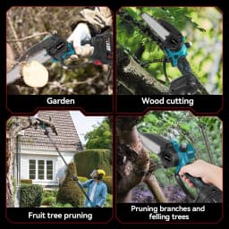 ONEVAN Brushless Electric Telescoping Pole Saw 2IN1 High Branch Chainsaw Garden Woodworking Pruner For Makita 18V Battery Pin