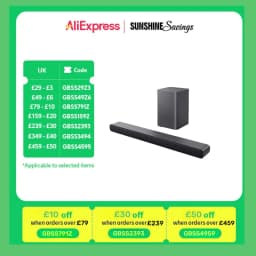 TCL S55H Series 2.1 Dolby Atmos all-in-one super bass soundbar with Subwoofer,S55H