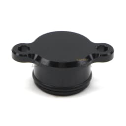 Oil Injection Pump Delete Block Off Plug for Yamaha PW80 PW50 Y-Zinger 1991-2024 Motorcycle Hardware CNC Aluminum Black / Chrome
