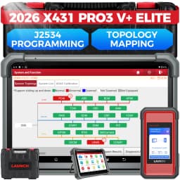 LAUNCH X431 PRO3 V+ ELITE 2026 New Car Diagnostic Tool Professional All System Scanner Auto Diagnosis Tools for 24V Trucks