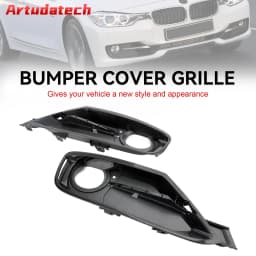 Artudatech 2PCS Front Bumper Fog Light Grille Covers Fit for BMW 3 Series F30 F31 2013-2015