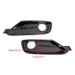 Artudatech 2PCS Front Bumper Fog Light Grille Covers Fit for BMW 3 Series F30 F31 2013-2015