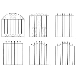 【Breeins】Modern House Grill Designs Front Door Wrought Iron Main Gate For Garden
