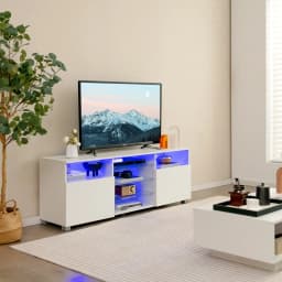 GOFLAME TV Stand Modern Entertainment Center Media Console Table for 65 inch TV